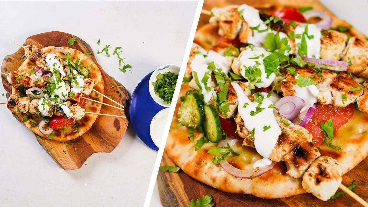 Recette De Souvlaki De Poulet A La Grecque