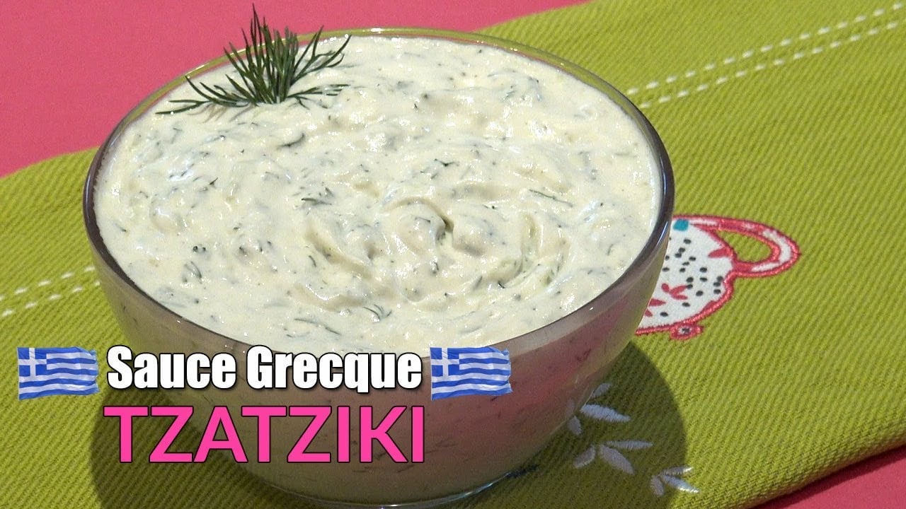 La vraie recette de la Sauce Grecque Tzatziki