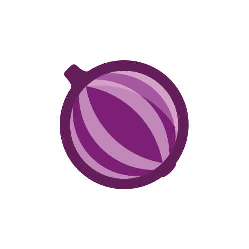 A simple pictogram of a red onion, representing its use as a vegetable and ingredient in cooking