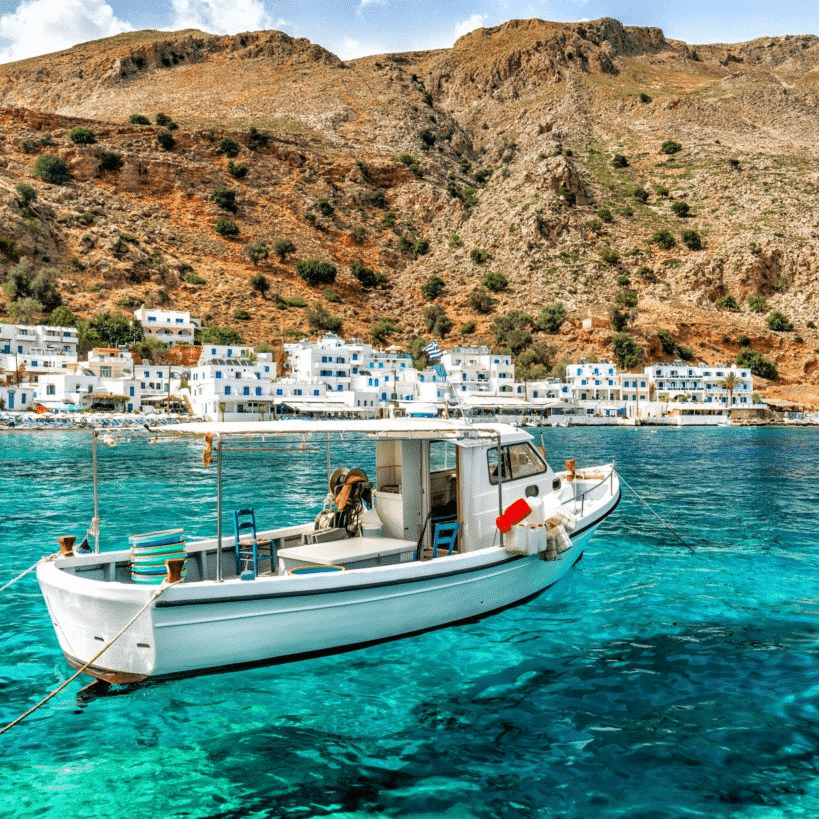 Island of Crete. Southern Greece. Travel.