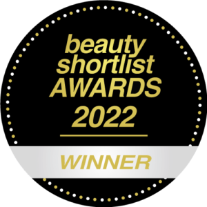 Logo of the winner of the Beauty Shortlist Awards 2022