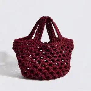 Sac Panier "Ingrid" The Mama Made Bordeaux