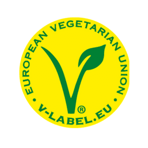 Logo of the European Vegetarian Union organic section.