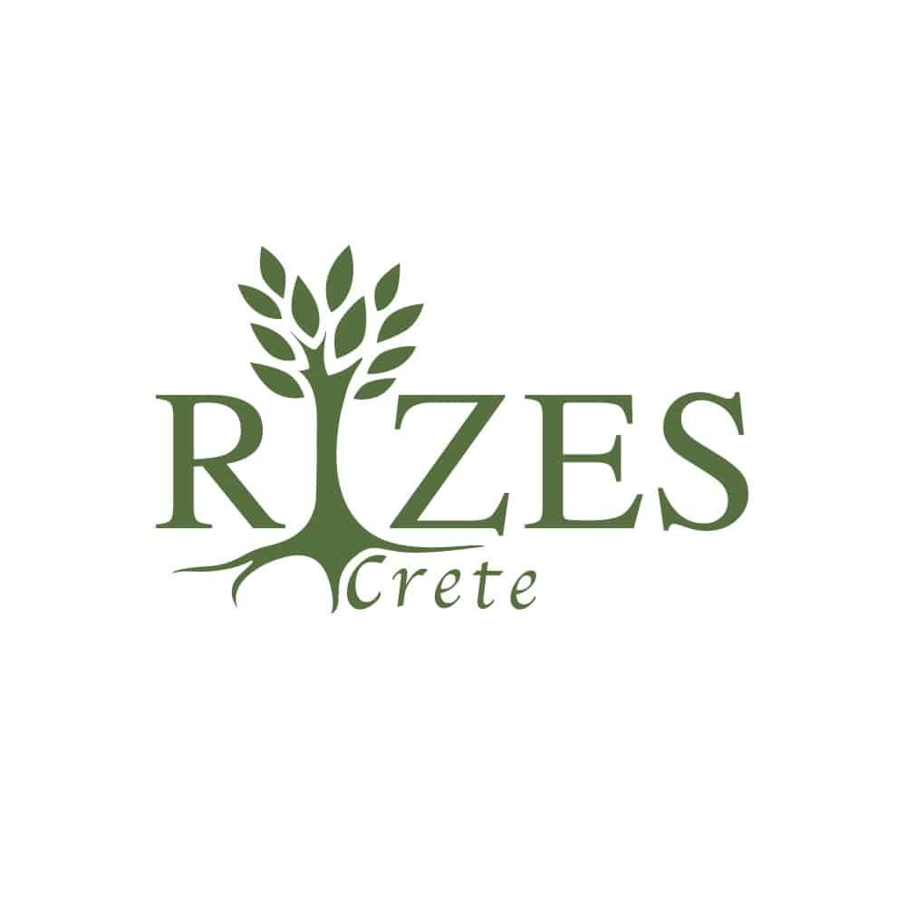 Λογότυπο των Ριζών Κρήτης, που αναπαριστά μια ελιά. Εξερευνήστε τα μοναδικά προϊόντα της Rizes Crete στο Growy and Tasty, την ηλεκτρονική αγορά των ελληνικών αγροτών.