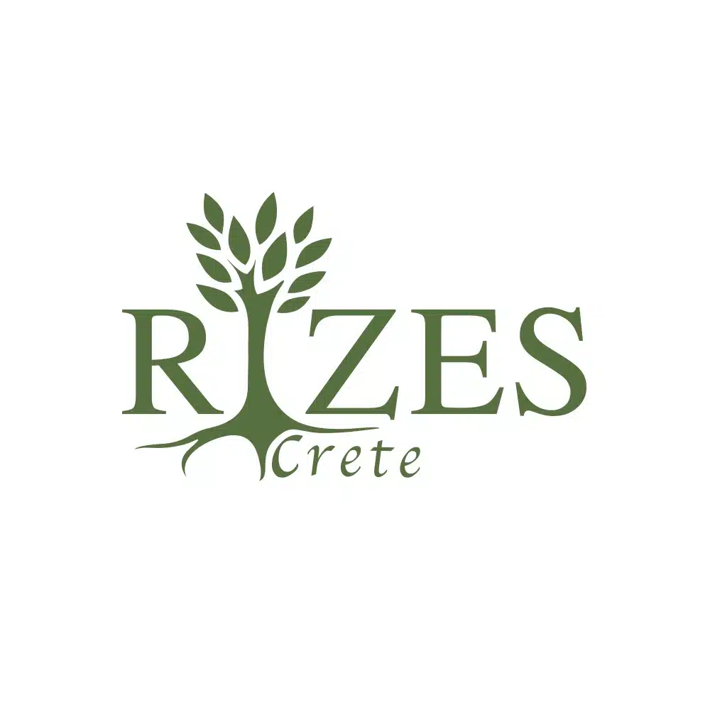 Logo de Rizes Crète, représentant un arbre d'olivier. Explorez les produits uniques de Rizes Crète sur Growy and Tasty, le marché en ligne de producteurs grecs. Par Growy and Tasty | Produits Grecs en Ligne | Épicerie Grecque