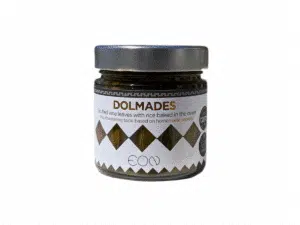 Pot de dolmades artisanales EON – feuilles de vigne farcies au riz, 230 g