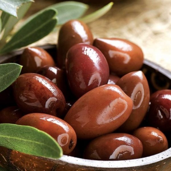 Olives de Kalamata en saumure (Kalypso, Apéritif, Bol, Vin Blanc)