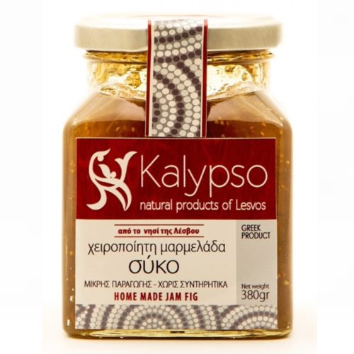 Kalypso fig preserves (handmade, island of Lesvos, 380 g, preservative-free, fig jam)