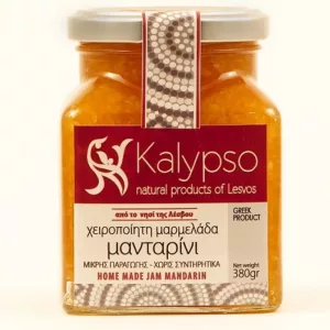 Σπιτική μαρμελάδα μανταρίνι - Καλυψώ (380g, φρέσκα φρούτα, Λέσβος)