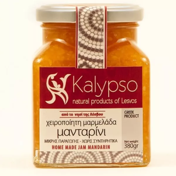 Homemade mandarin jam - Kalypso (380g, fresh fruit, Lesbos island)