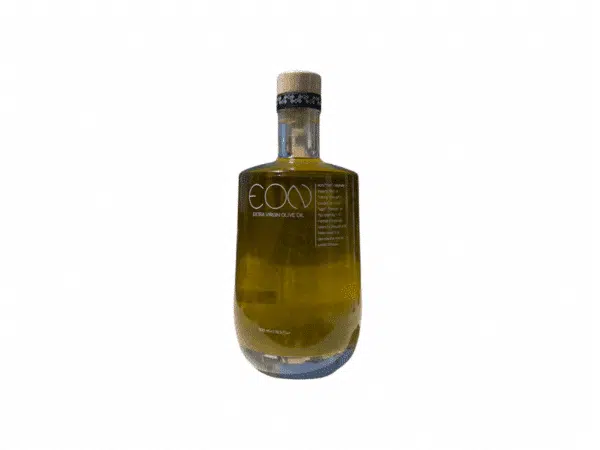Bouteille en verre design de 500 ml d’huile d’olive extra vierge EON