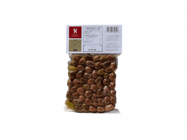 Vue arrière du mélange d’olives grecques Kalypso – 200 g – informations nutritionnelles et composition