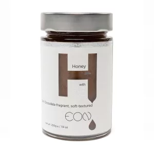 EON Miel au Tahini et Chocolat Noir (220g, Pot en Verre, Grèce, Superfood Spread)