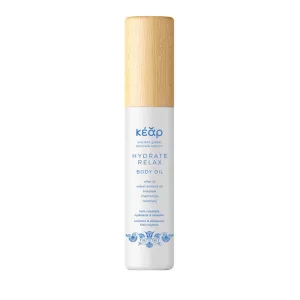 Kear Hydrate Relax Huile corporelle naturelle – Huile corporelle polyvalente 100 % naturelle pour peau sèche