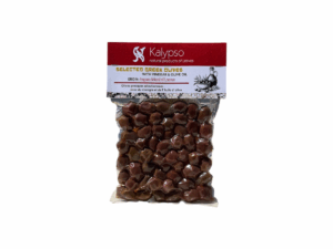 Olives grecques Kalypso en huile d’olive extra vierge et vinaigre – 200 g