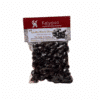 Lesvos Kalypso salted black olives in 200 g bags
