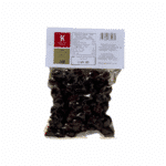 Vue arrière du sachet d’olives noires salées Kalypso – 200 g
