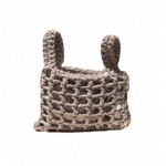 Sac en crochet beige fait main – modèle Thalia – The Mama Made