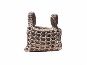 Sac en crochet beige fait main – modèle Thalia – The Mama Made