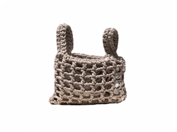 Sac en crochet beige fait main – modèle Thalia – The Mama Made