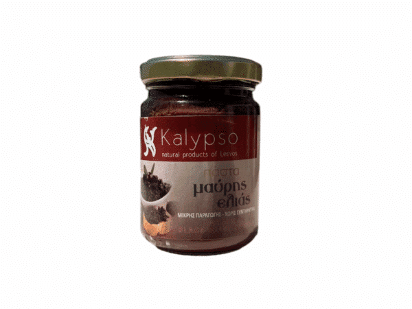 Kalypso tapenade μαύρης ελιάς - 135g βάζο, παραδοσιακό προϊόν από τη Λέσβο
