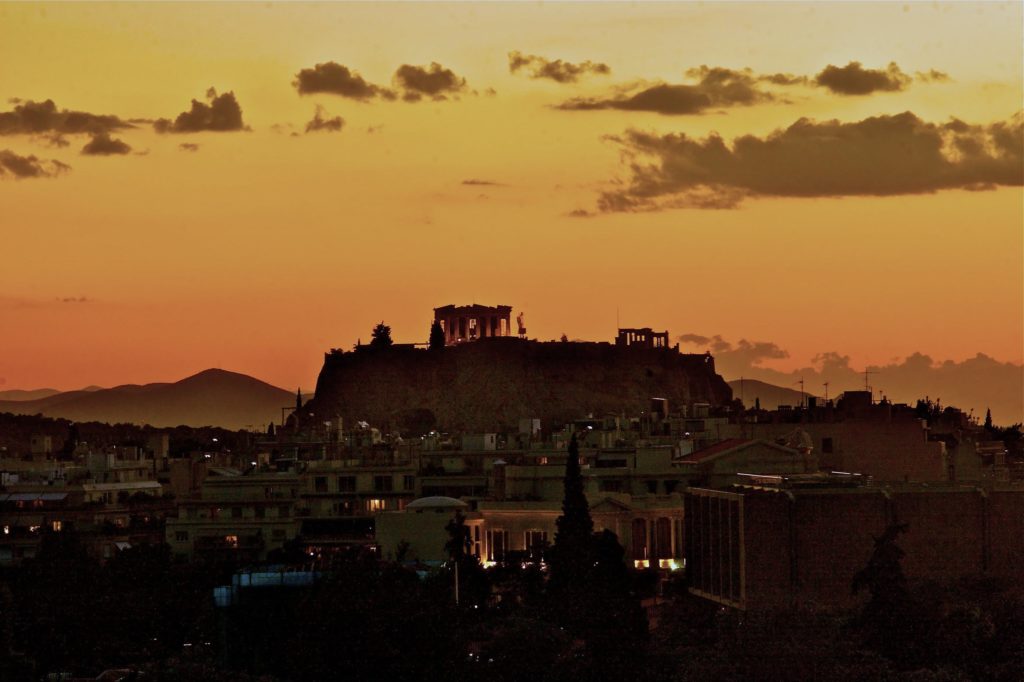 Sunset at Acropolis. Visit Acropolis of Athens | Growy & Tasty - Buy Greek Products Online