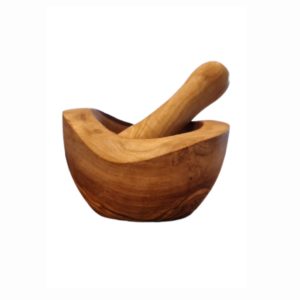 Wooden mortar