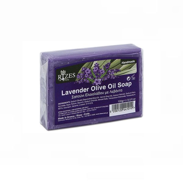 Savon à l'huile d'olive et à la lavande