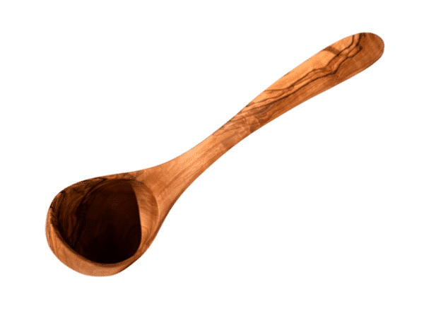 Louche en bois d’olivier de 30 cm, Rizes Wood.