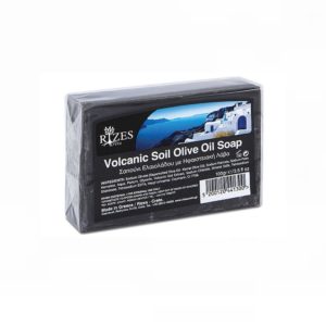 olive oil soap from volcanic soil