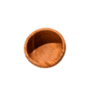 Bol en bois d’olivier grec de 8 cm, vue du dessus, Rizes Wood.