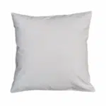 Dos du coussin décoratif bleu avec motif d’étoile de mer.