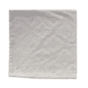 Housse de coussin décoratif beige art déco 45 x 45 cm - Face arrière