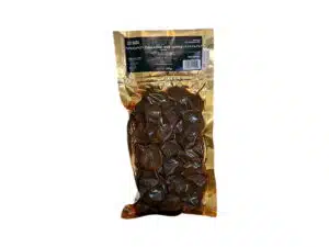 Sachet de 200 g d’olives dénoyautées de Chalkidiki EON.