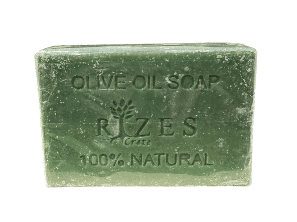 Natural olive oil soap 100g - Rizes Crete (back view).