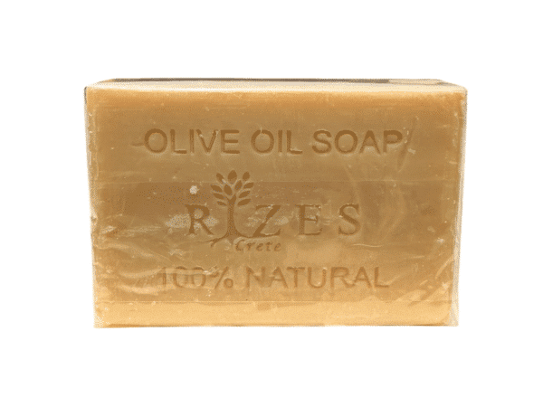Savon naturel miel et huile d’olive 100g - dos - Rizes Crete.