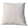 Beige art deco cushion 45 x 45 cm, back, Rizes Home.