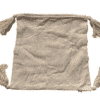 Beige cushion cover with geometric pattern - 45 x 45 cm, Rizes Home back.
