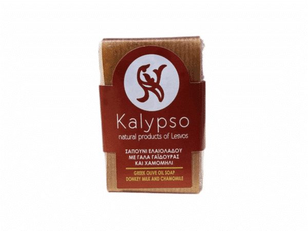 Savon Kalypso au lait d’ânesse, camomille et huile d’olive de Lesvos – 100 g