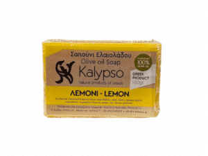 Savon Kalypso au citron et à l’huile d’olive, produit grec de 100 g