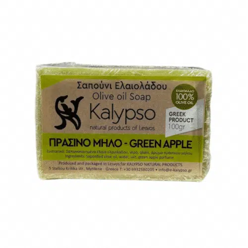 Kalypso soap with green apple and olive oil - 100 g