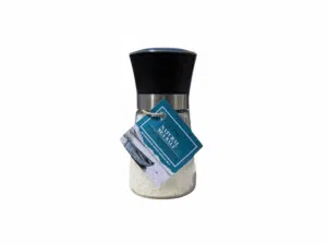 Moulin de sel de mer naturel Kalypso – 180 g – sel non raffiné de Lesvos