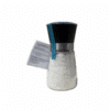 Rear view of Kalypso unrefined natural sea salt mill - 180 g