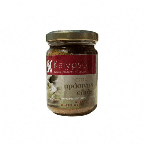 Tapenade d’olives vertes Kalypso – pot de 135 g, production artisanale à Lesvos