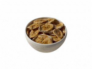 Bol de tranches de bananes séchées et déshydratées artisanalement – Growy and Tasty