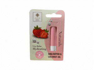 Baume à lèvres hydratant Olive Spa au beurre de karité et huile de noix de coco