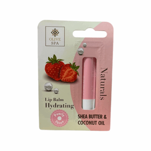 Baume à lèvres hydratant Olive Spa au beurre de karité et huile de noix de coco