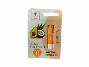 Baume à lèvres SPF 30 Olive Spa aux huiles d’avocat et de noix de coco