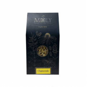 Moly bustina di camomilla biologica - 80 g - Elegante presentazione nera con finestra centrale