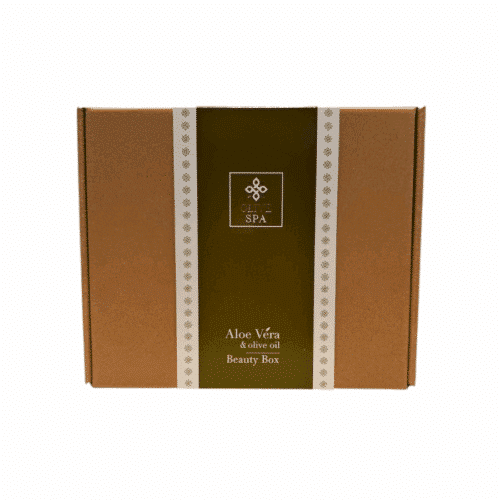 Aloe Vera and olive oil body care gift set, Olive Spa.